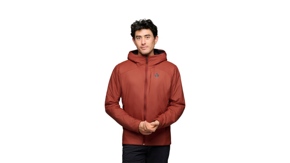 Black Diamond First Light Hybrid Hoody - Men's, Iron Red, Medium, AP7522656053MED1