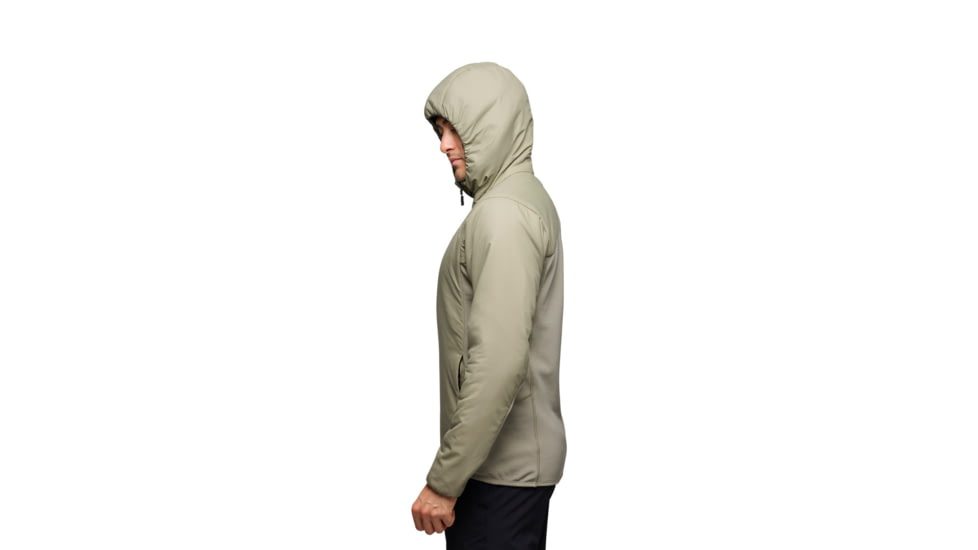 Black Diamond First Light Hybrid Hoody - Mens, Pine Smoke, Large, AP7522653060LRG1
