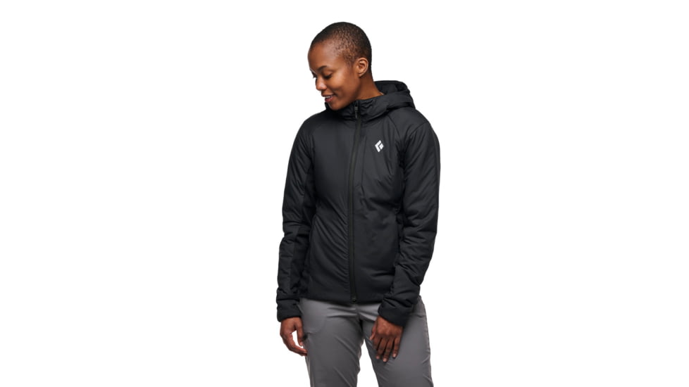 Black Diamond First Light Hybrid Hoody - Womens, Black, Extra Small, AP7522660002XSM1
