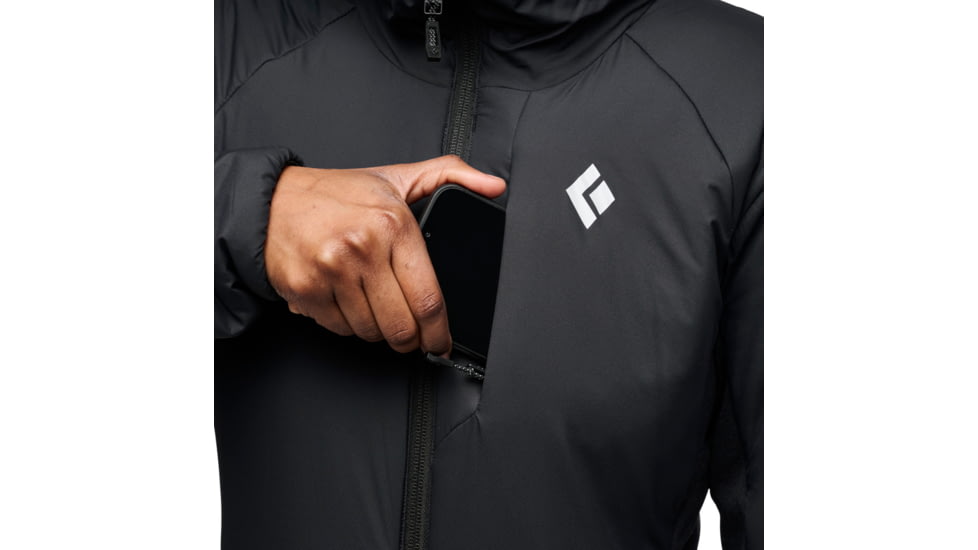 Black Diamond First Light Hybrid Hoody - Womens, Black, Extra Small, AP7522660002XSM1