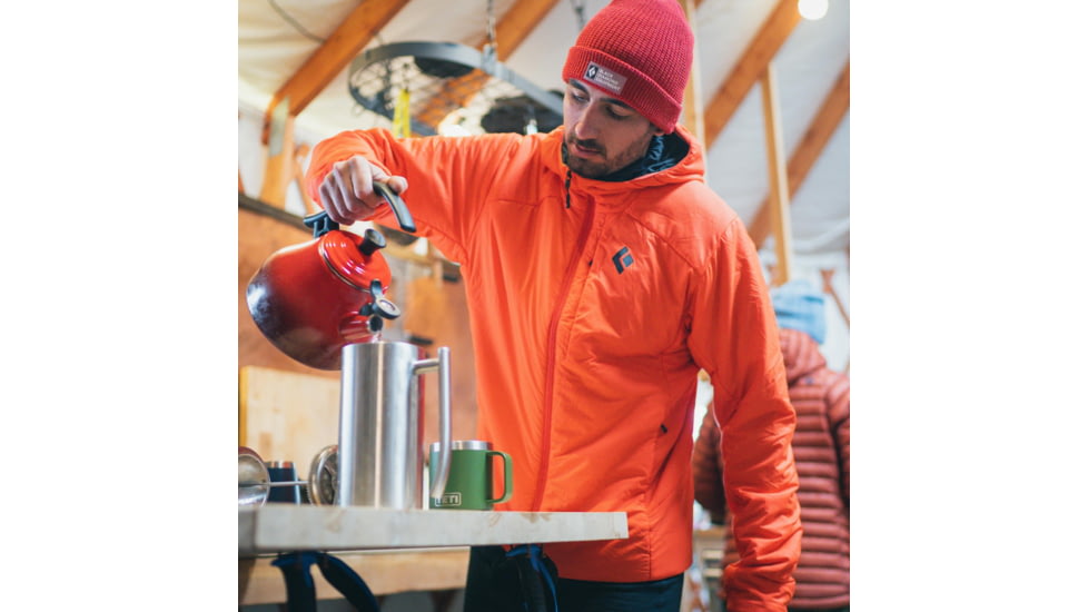 Black Diamond First Light Stretch Hoody - Mens, Iron Red, Extra Large, AP7522636053XLG1