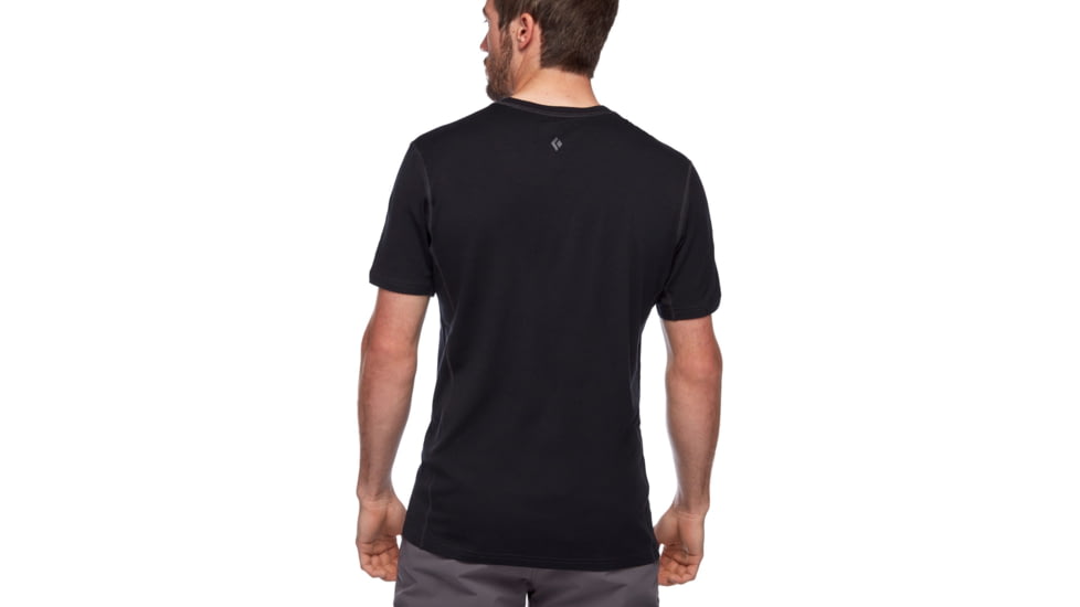 Black Diamond Flux Merino Shirt - Mens, Black, Medium, AP7520420002MED1