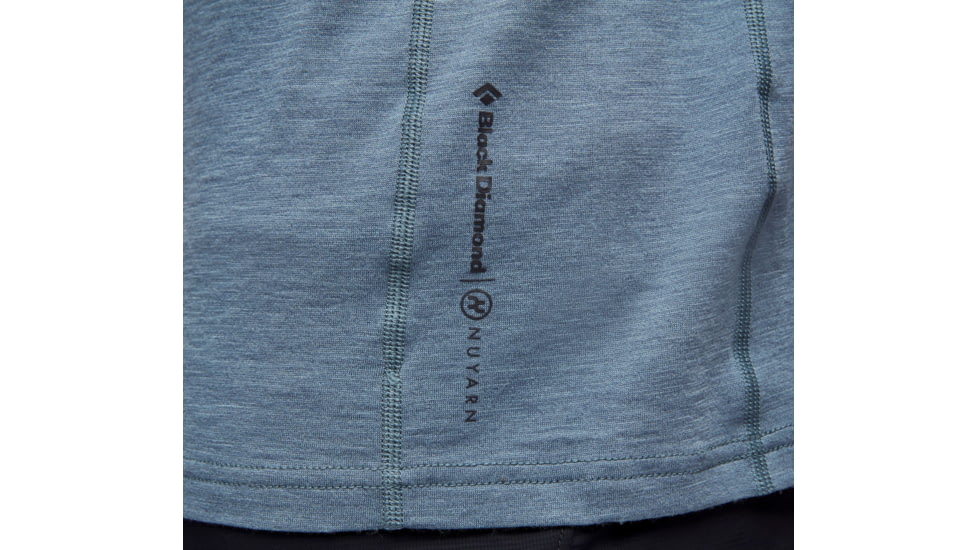 Black Diamond Flux Merino Shirt - Mens, Storm Blue, Medium, AP7520424030MED1