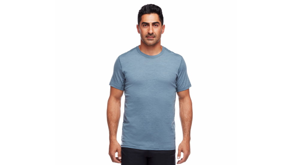 Black Diamond Flux Merino Shirt - Mens, Storm Blue, Medium, AP7520424030MED1