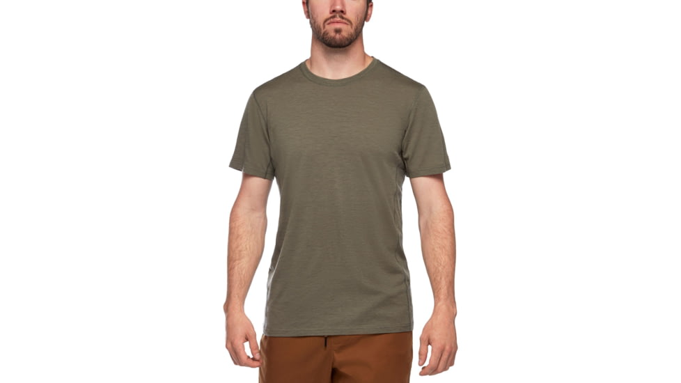 Black Diamond Flux Merino Shirt - Mens, Tundra, Large, AP7520423010LRG1