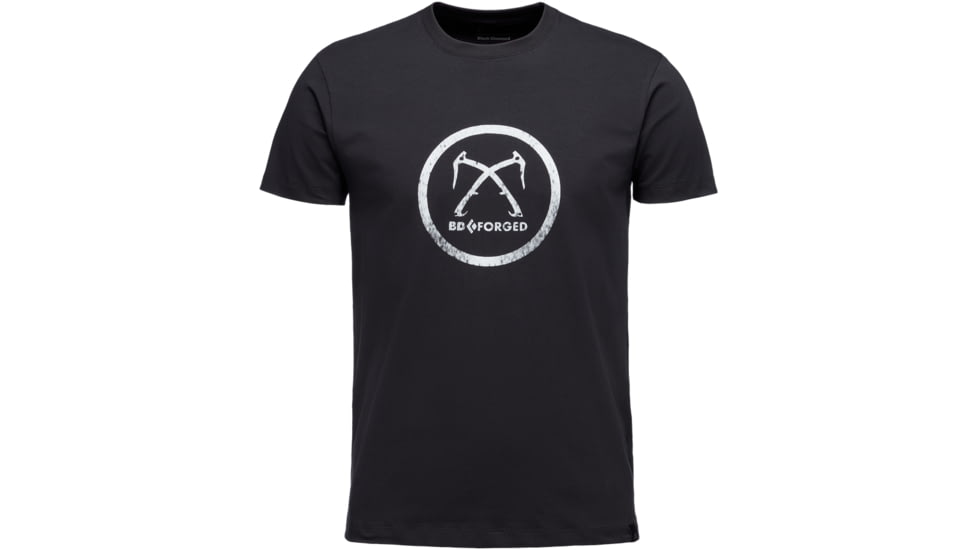 Black Diamond Forged T-Shirt - Mens, Small, Black, AP7300010002SML1