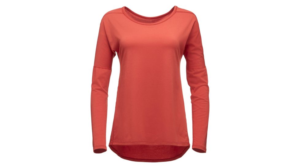 Black Diamond Gym Womens Pullover, Tandoori, Medium, APE7G9640MED1