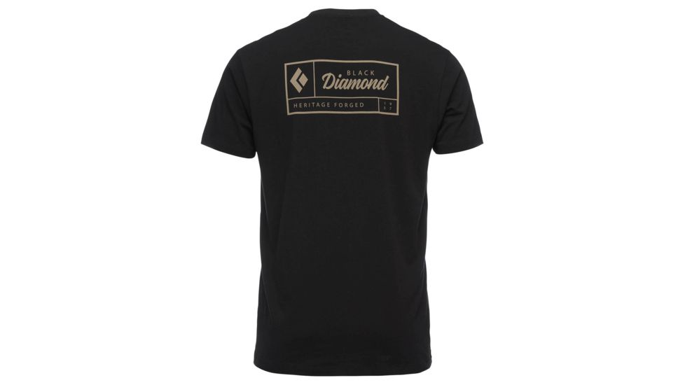 Black Diamond Heritage Short Sleeve T-Shirt - Mens, Black, Medium, AP7300470002MED1