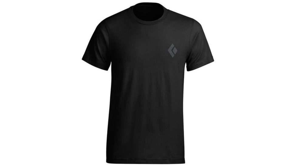 Black Diamond Icon Tee- Mens-Black-Small