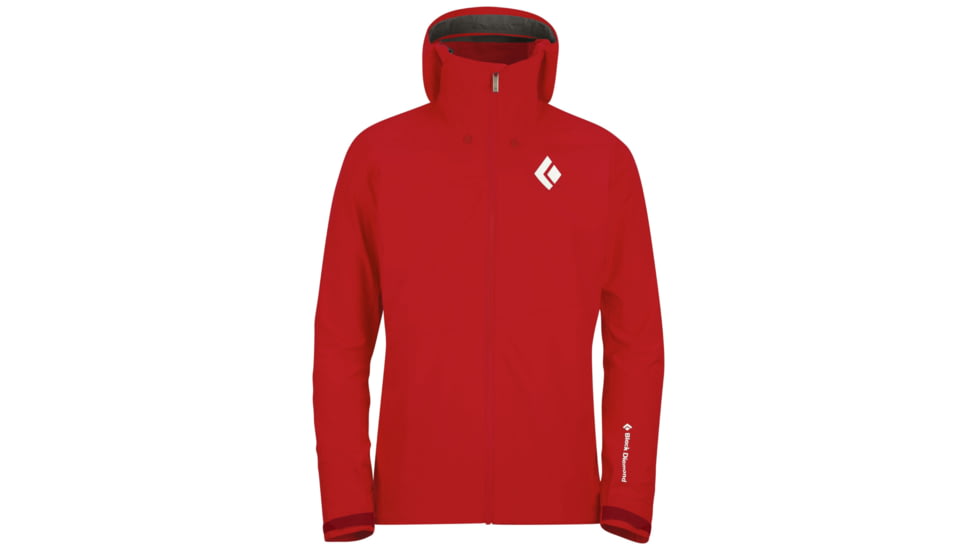 Black Diamond Liquid Point Shell Jacket - Men's, Torch, Small, TORCH-SMALL