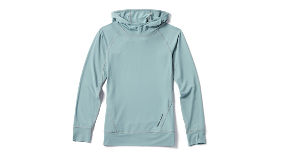 Black Diamond LS Alpenglohoody - Womens, Blue Ash, Extra Large, AP7520804006XLG1
