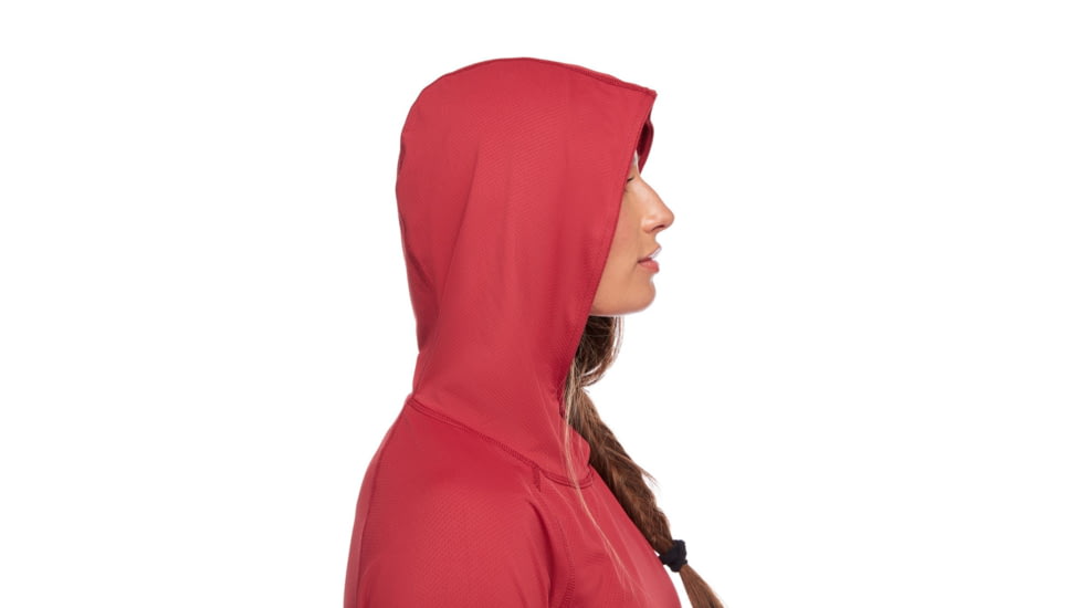 Black Diamond LS Alpenglohoody - Womens, Wild Rose, Extra Large, AP7520806012XLG1