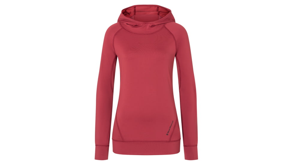 Black Diamond LS Alpenglohoody - Womens, Wild Rose, Extra Large, AP7520806012XLG1