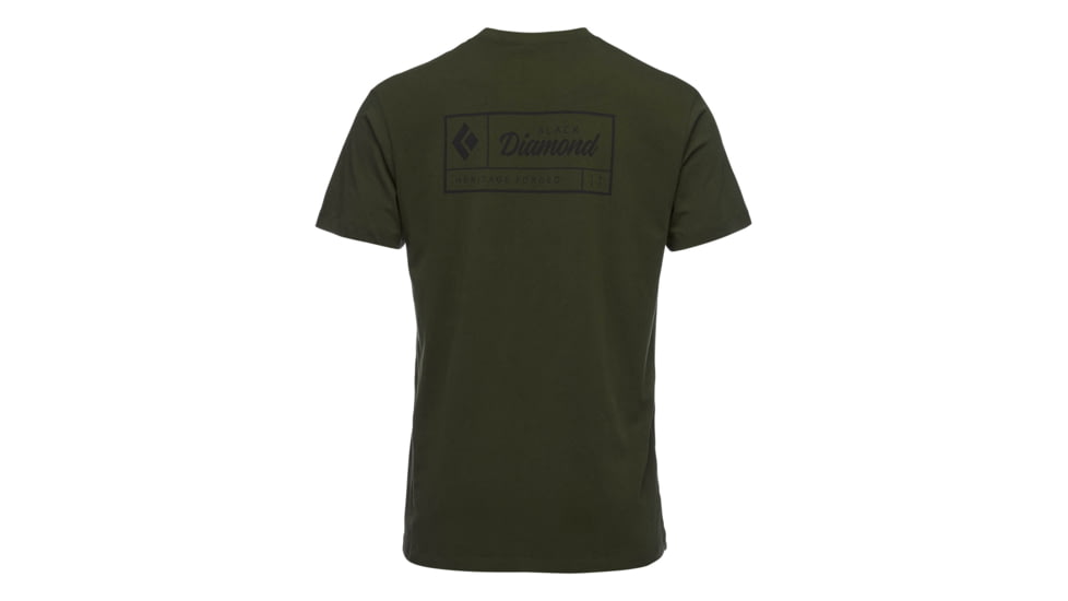 Black Diamond M Ss Heritage Tee - Mens, Sargeant, Small, AP7300473006SML1