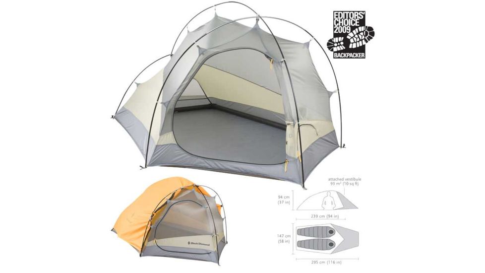 Black Diamond Mirage 2 Tent - 2 Person, 3 Season