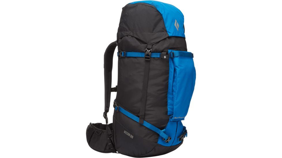 Black Diamond Mission 55 Pack, Cobalt/Black, Small/Medium, BD681186CBBKS-M1
