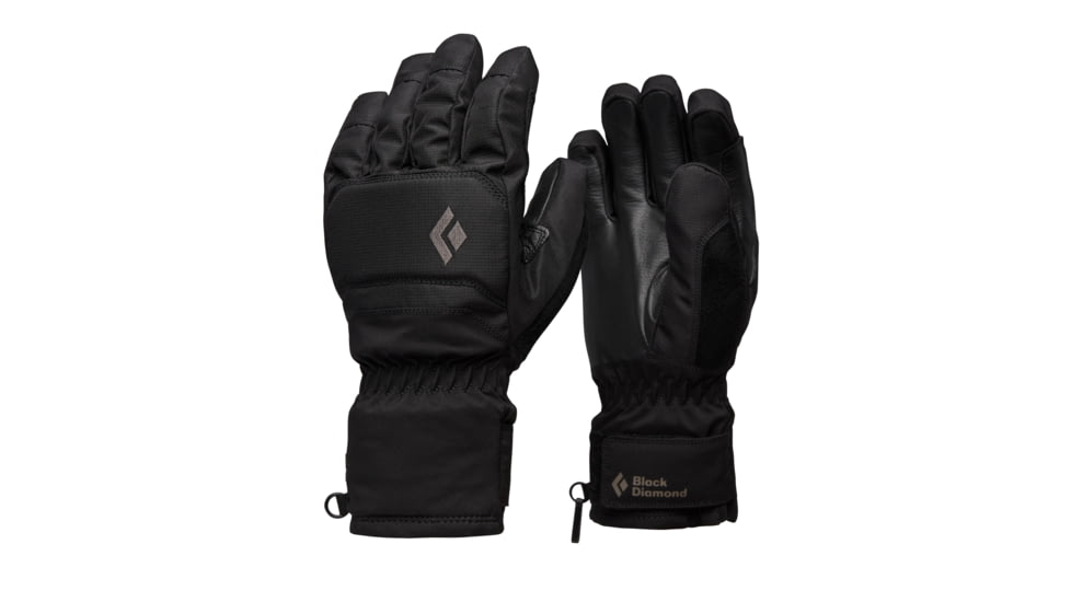 Black Diamond Mission Gloves, Black, Extra Small, BD8010590002XSM1