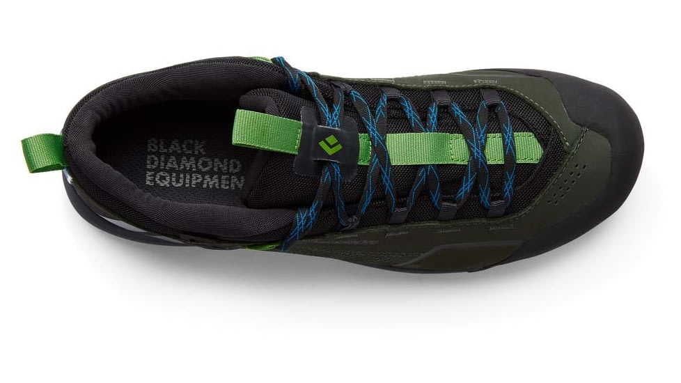 Black Diamond Mission Leather LW WP Approach Shoes - Mens, Cypress/Black, 9, BD58003291580901
