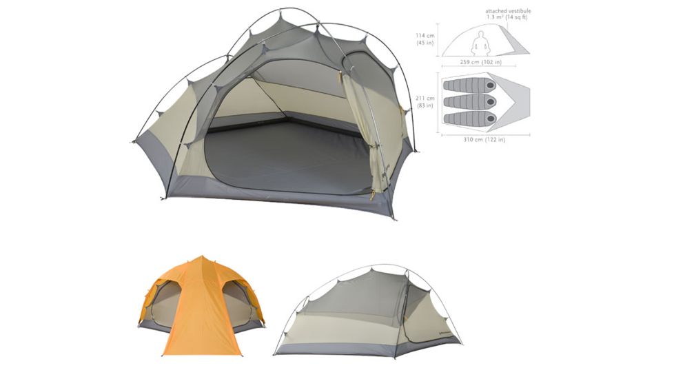 Black Diamond Oasis Tent - 3 Person, 3 Season
