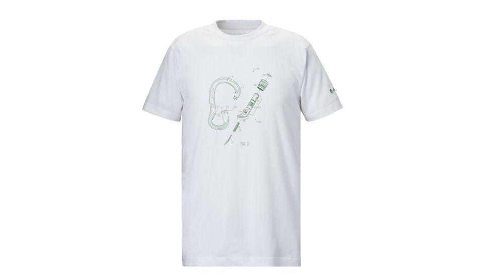 Black Diamond Patented Biner Tee - Men's-White-X-Large