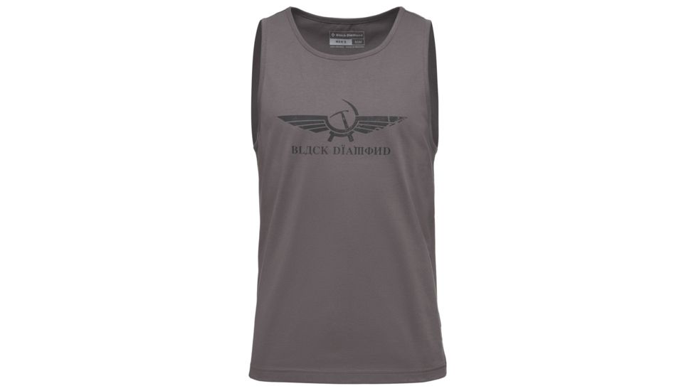 Black Diamond Perestroika Mens Everyday Tank Top, Slate, Small, APE3H9020SML1