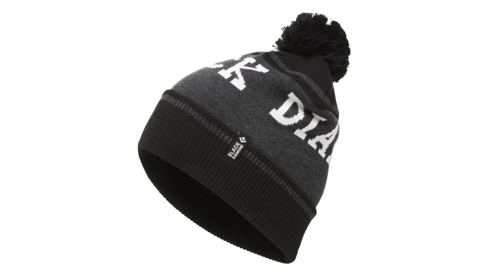 Black Diamond PoBeanie Hat, Black/Asphalt, One Size, APT745017ALL1