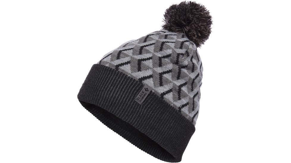 Black Diamond Pom Beanie - Unisex, Gray Icon, All Sizes, AP7210029062ALL1