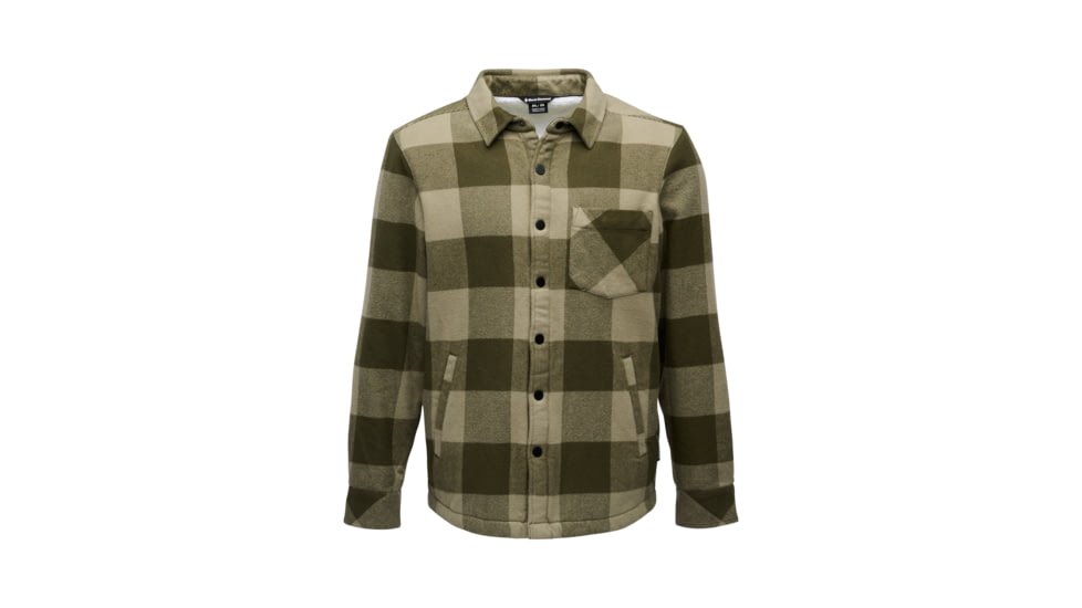 Black Diamond Project Heavy Flannel - Mens, Dark Moss/Pine Smoke, Medium, AP7440659722MED1