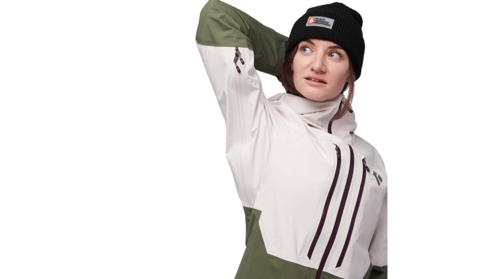 Black Diamond Recon LT Shell - Womens, Large, Ice Pink/Tundra, AP7450219399LRG1