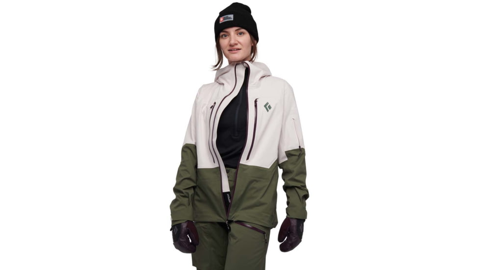 Black Diamond Recon LT Shell - Womens, Large, Ice Pink/Tundra, AP7450219399LRG1