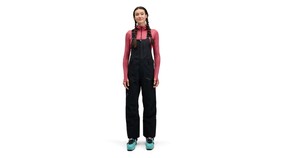 Black Diamond Recon Stretch Bibs - Womens, Black, Large, AP7410350002LRG1
