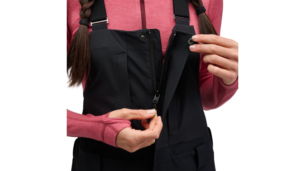Black Diamond Recon Stretch Bibs - Womens, Black, Large, AP7410350002LRG1