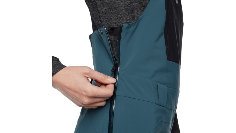 Black Diamond Recon Stretch Bibs - Womens, Creek Blue, Small, AP7410214064SML1