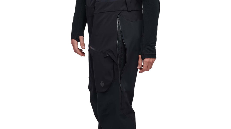Black Diamond Recon Stretch Pro Bibs - Mens, Small, Black, AP7410220002SML1