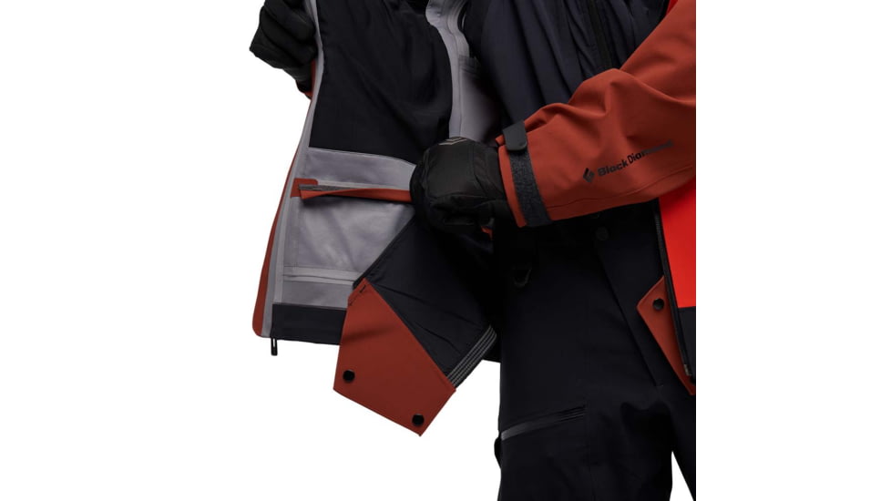 Black Diamond Recon Stretch Ski Shell - Mens, Mulled Cider/Black/Octane, Small, APK6HI9407SML1