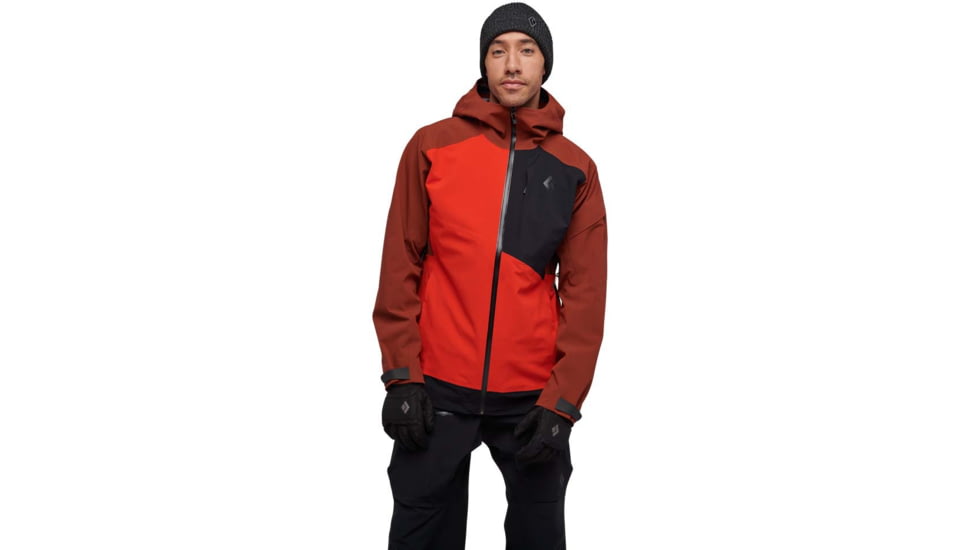 Black Diamond Recon Stretch Ski Shell - Mens, Mulled Cider/Black/Octane, Small, APK6HI9407SML1