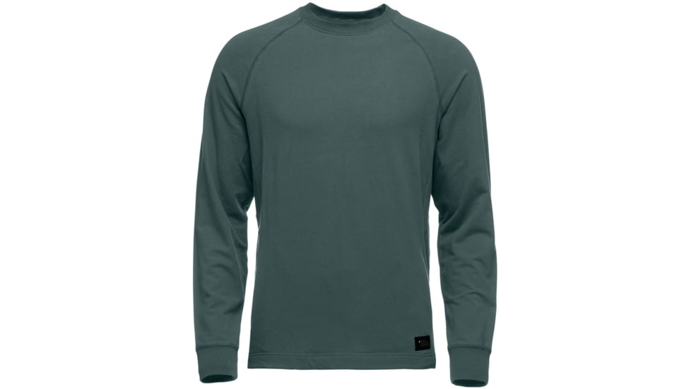 Black Diamond Ridge Logo Crew Sweater - Mens, Deep Forest, Extra Small, AP7300303003XSM1
