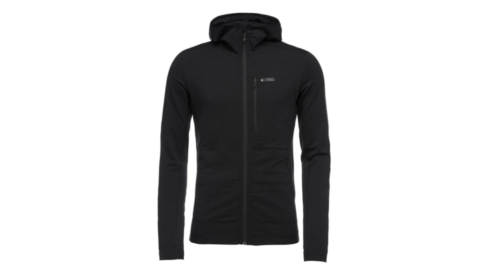 Black Diamond Solution Merino Hoodie - Men's, Black, Extra Large, AP7522600002XLG1