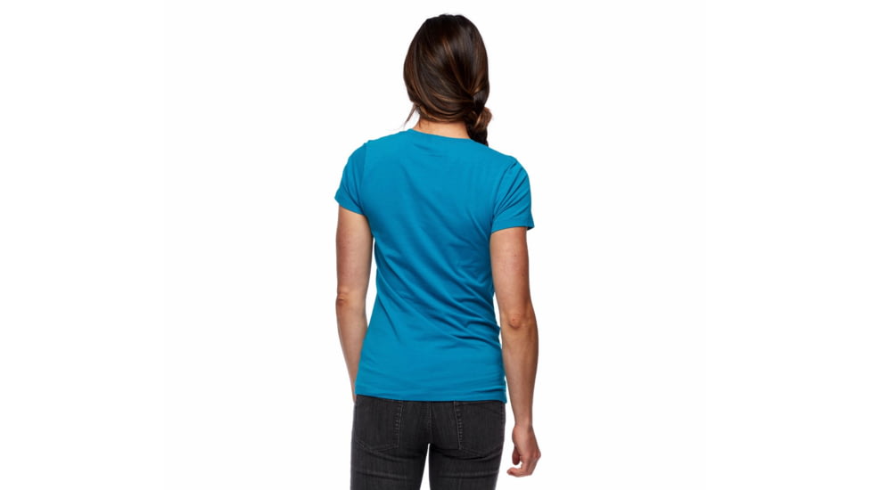 Black Diamond SS Vista Tee - Womens, Azul, Small, AP7300494004SML1