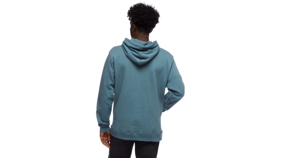 Black Diamond Stacked Logo Hoody - Mens, Storm Blue, Large, AP7301104030LRG1
