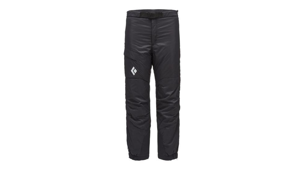 Black Diamond Stance Belay Mens Insulated Pants, Black, Large, APUJL1015LRG1
