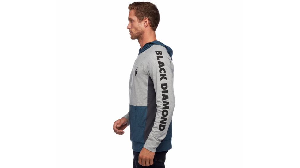 Black Diamond Stone Hoody - Mens, Nickel/Azurite, Extra Large, AP7440309245XLG1