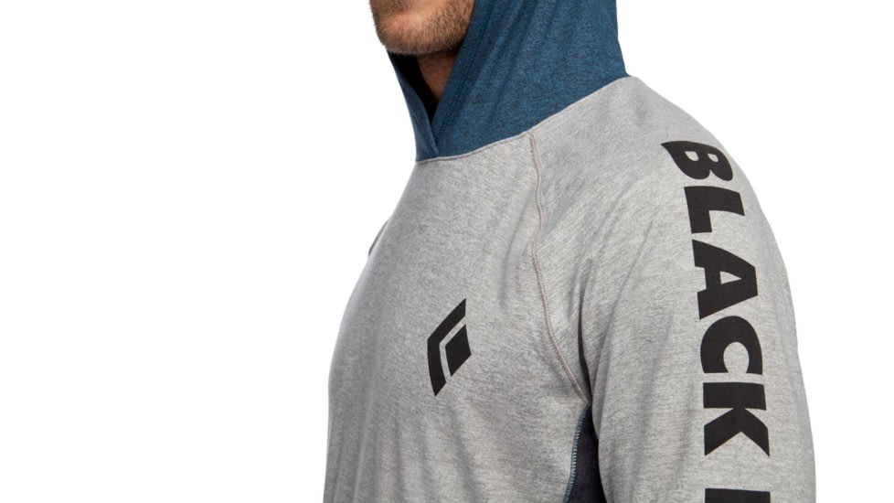 Black Diamond Stone Hoody - Mens, Nickel/Azurite, Extra Large, AP7440309245XLG1