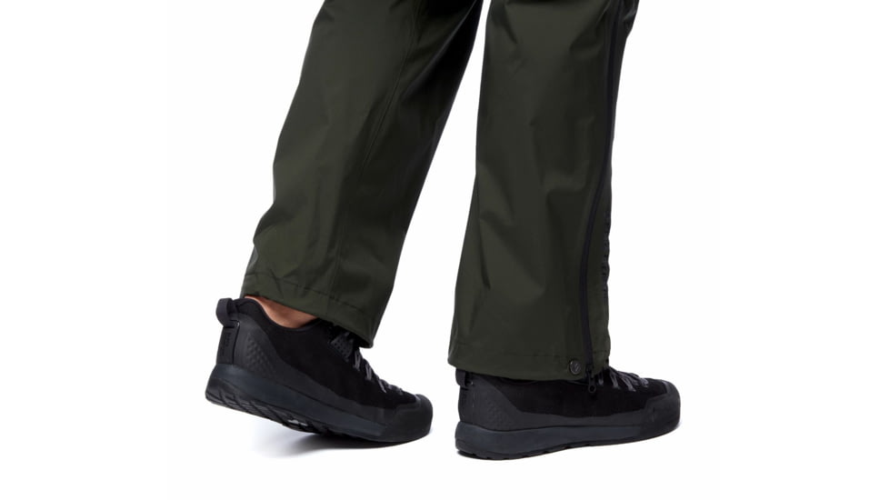 Black Diamond Stormline Str Fl Zp Rn Pants - Mens, Cypress, Large, APZ9LC3021LRG1