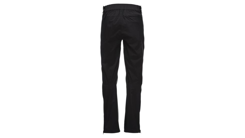 Black Diamond StormLine Stretch Full Zip Rain Pants - Mens, Black, Small, APZ9LC015SML1