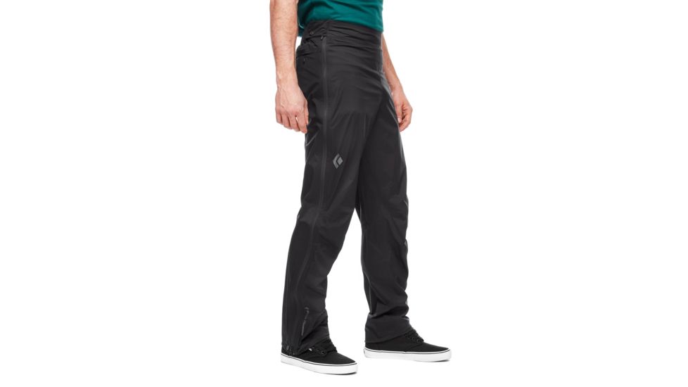 Black Diamond StormLine Stretch Full Zip Rain Pants - Mens, Black, Small, APZ9LC015SML1