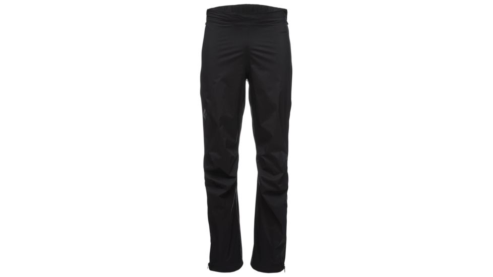 Black Diamond StormLine Stretch Full Zip Rain Pants - Mens, Black, Extra Small, APZ9LC015XSM1