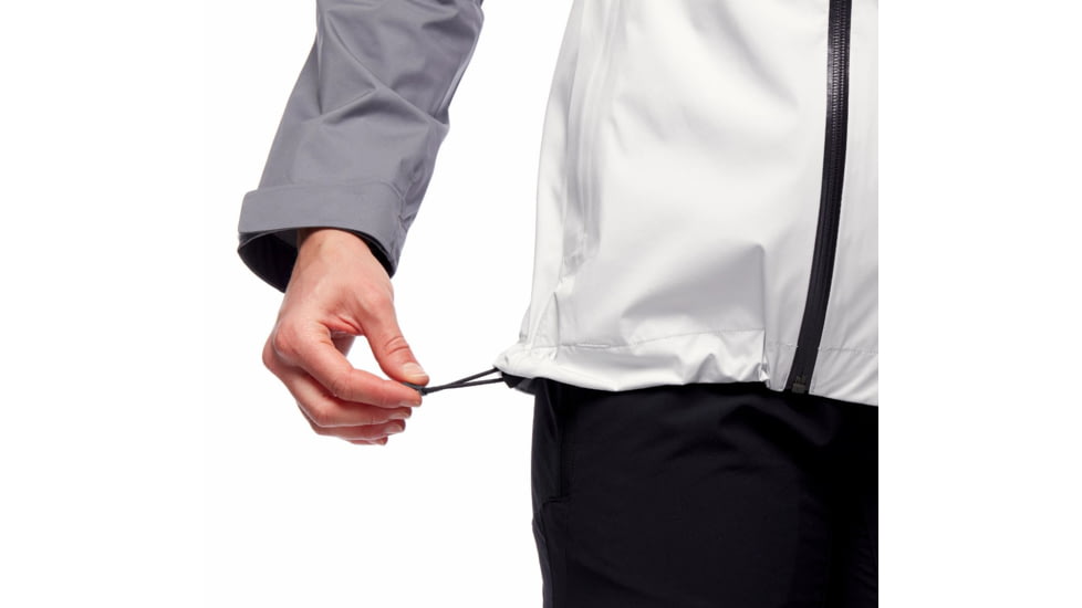 Black Diamond Stormline Stretch Rain Shell - Womens, Aluminum/Ash, Small, APM6979197SML1