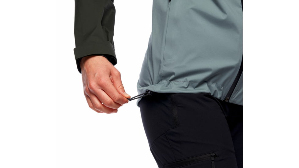 Black Diamond Stormline Stretch Rain Shell - Womens, Cypress/Storm Blue, Extra Small, APM6979159XSM1