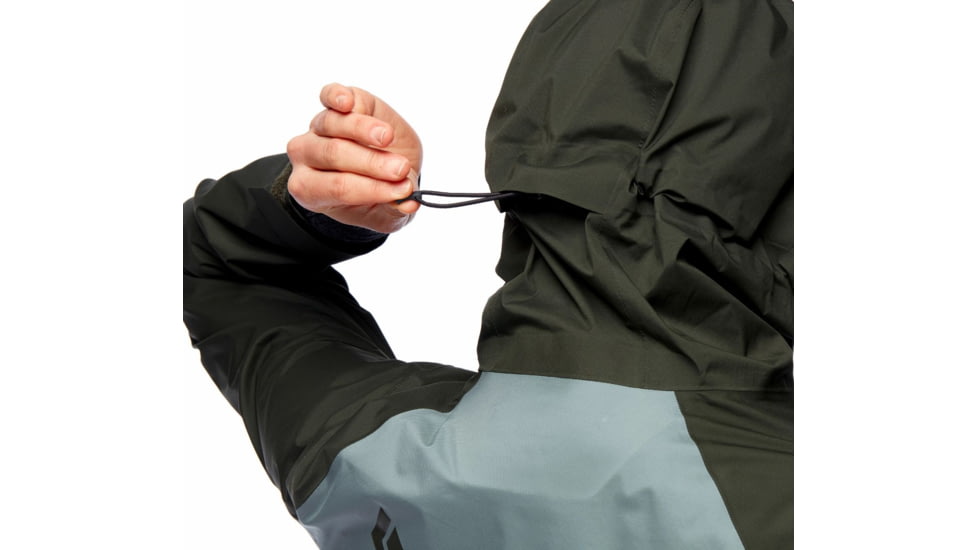 Black Diamond Stormline Stretch Rain Shell - Womens, Cypress/Storm Blue, Extra Small, APM6979159XSM1